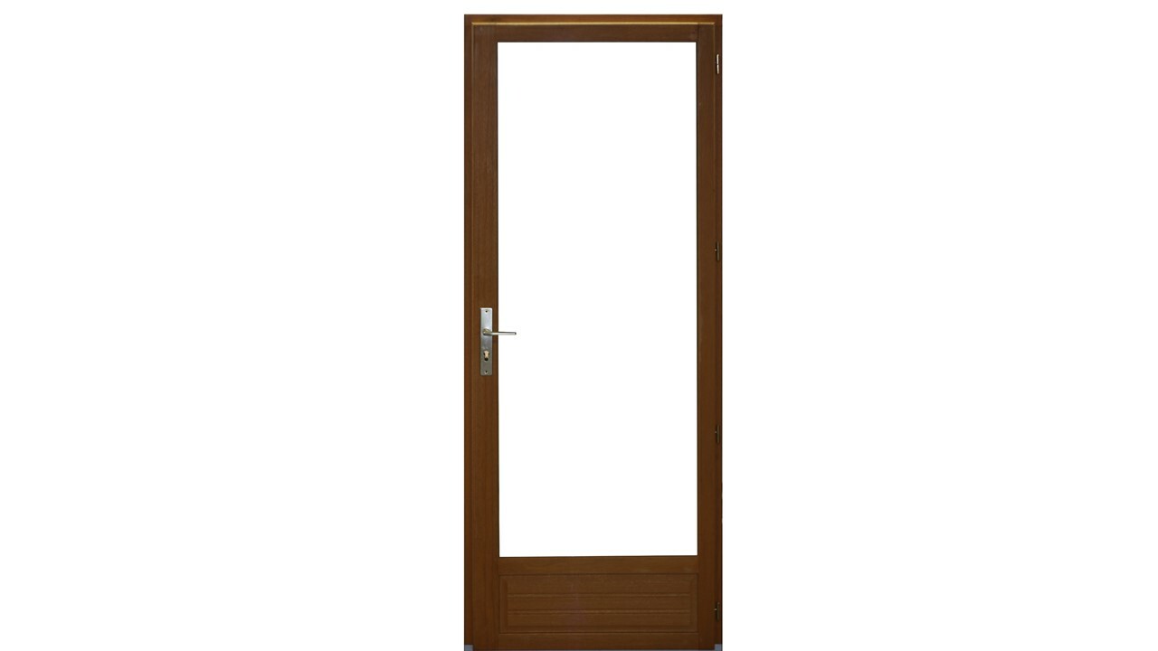 Porte Fenetre 1 Vantail En Bois Hauteur 205 X Largeur 80 Tirant Droite (Cotes Tableau)