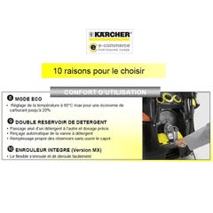 Nettoyeur Haute Pression eau chaude Pro 7.8kW 1000l/h (Triphasé) HDS 10/20-4 M Karcher 2