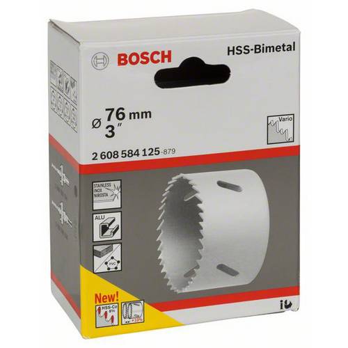 Scie-trépan HSS bimétal pour adaptateur standard D. 76 mm Bosch 2
