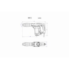 Mini meuleuse KS TOOLS Axiale droite - 123mm - 515.5530 - Espace Bricolage