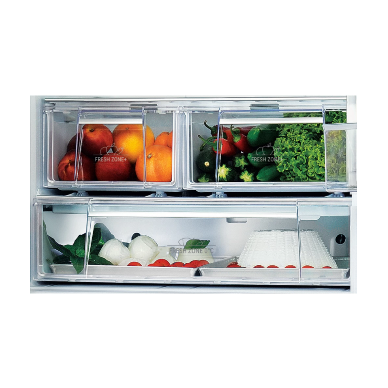 Réfrigérateurs combinés 402L Froid Ventilé HOTPOINT 70cm F, HOT8050147607978 6