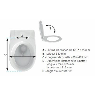 Abattant WC Vallauris Premium - Abattants PLastique