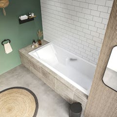 Baignoire rectangulaire Lodge bain-douche 175 x 75 cm 1