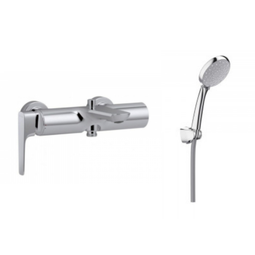 Jacob Delafon Ensemble Mitigeur Bain Douche mécanique mural ALEO
