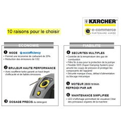 Nettoyeur Haute Pression Pro Eau chaude 3.2kW 500l/h HDS 5/12 C Karcher 1