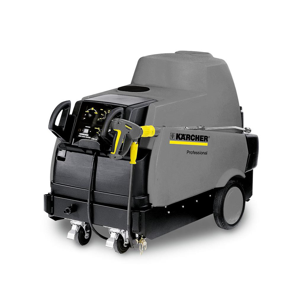 Nettoyeur haute pression à eau chaude 2x6,7kW 180bar débit 1850L/h HDS 2000 Super Karcher