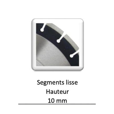 GÖLZ - Disque diamant AS60, coupe à eau - pour scie de sol - ø 400 mm / alésage 25.40 mm