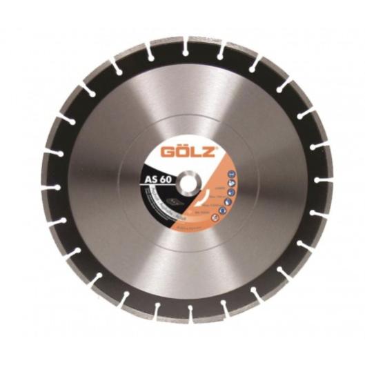GÖLZ - Disque diamant AS60, coupe à eau - pour scie de sol - ø 400 mm / alésage 25.40 mm