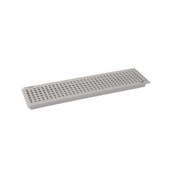NICOLL Grille piscine PVC A15 longueur 0,5m gris