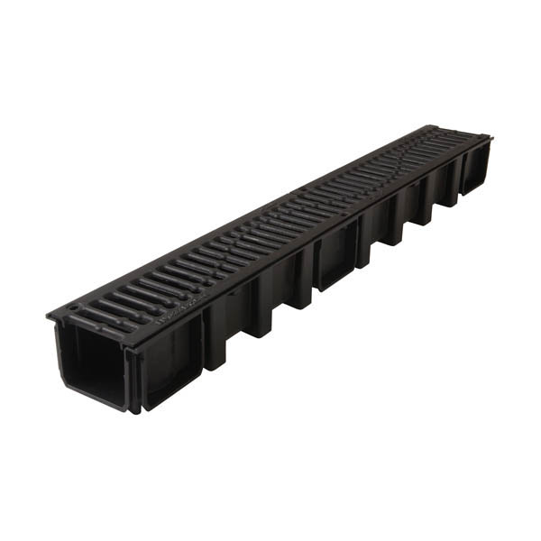 NICOLL Caniveau 1m grille fonte B125 largeur 130