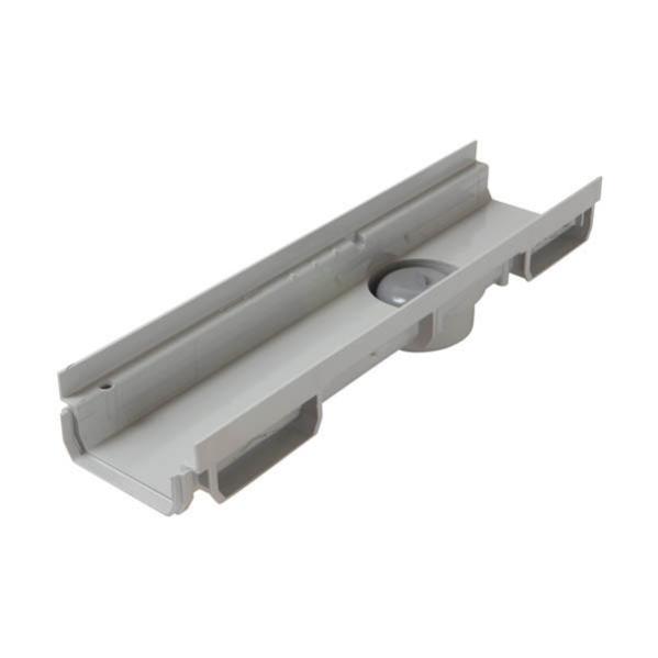 NICOLL Caniveau bas 0,5m siphon douche Ø50 largeur 130 gris