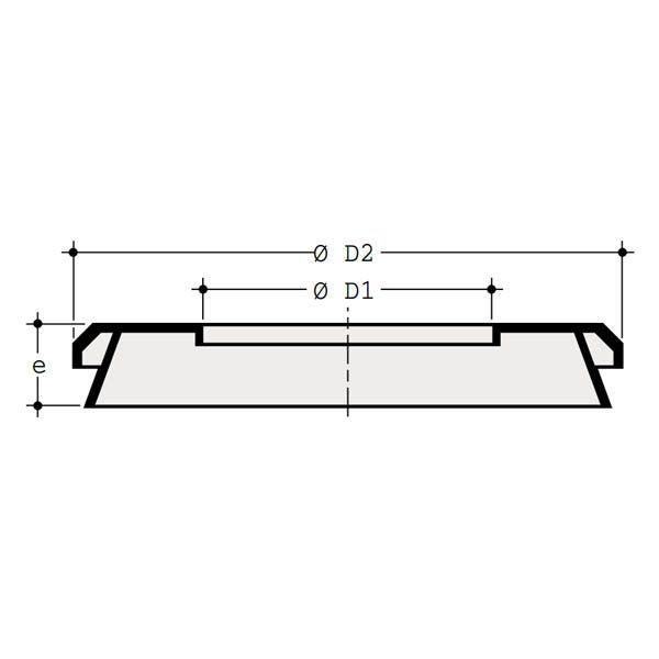 NICOLL Joint 135x72 pour pipe de WC 2