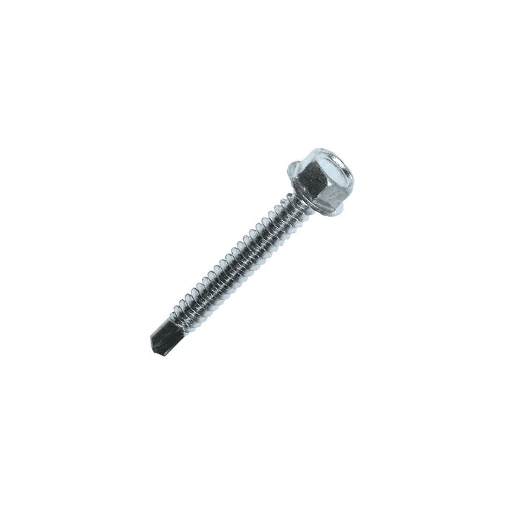 500 vis autoperceuses tête hexagonale, inox A2 / acier cémenté - empreinte 8 - 5.5 x 25 mm