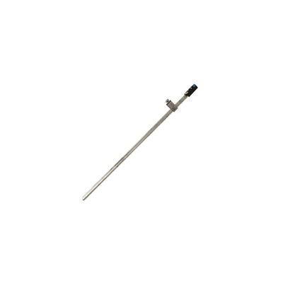 Piquet de terre trèfle acier galvanisé - 1500 mm - D. 16 mm + connection par borne à cade