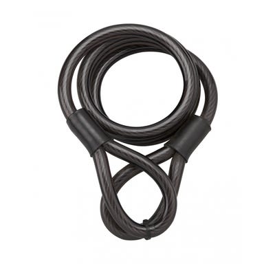 THIRARD - Câble antivol Twisty, vélo, abris de jardin, Ø 15, 1.80m, acier gaine PVC