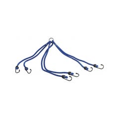 THIRARD - Tendeur pieuvre en caoutchouc à crochets, 8mmx80cm, bleu 0
