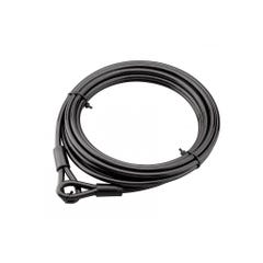 Cable antivol Diam 8 mm longueur 6 m noir 308600 Thirard 0