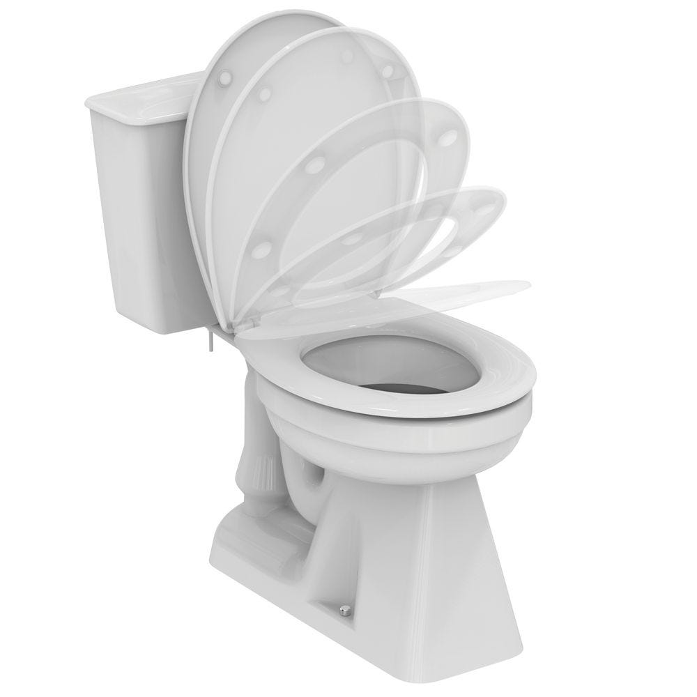 Cuvette WC seule ASPIRAMBO sans abattant sortie centrale D8,5cm - PORCHER - P231001 2