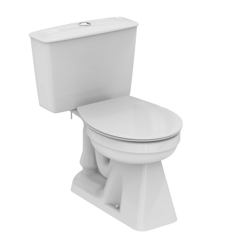 Cuvette WC seule ASPIRAMBO sans abattant sortie centrale D8,5cm - PORCHER - P231001 4