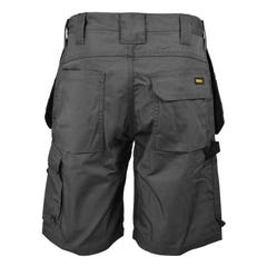 Short Stanley gris multi-poches noires 1