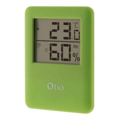 Thermomètre / Hygromètre intérieur magnétique - Vert - Otio 5