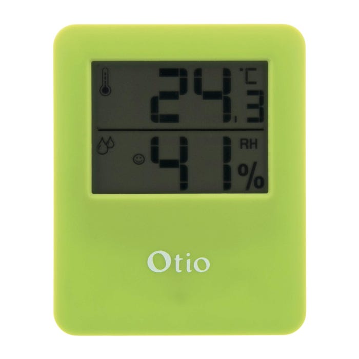 Thermomètre / Hygromètre intérieur magnétique - Vert - Otio 3