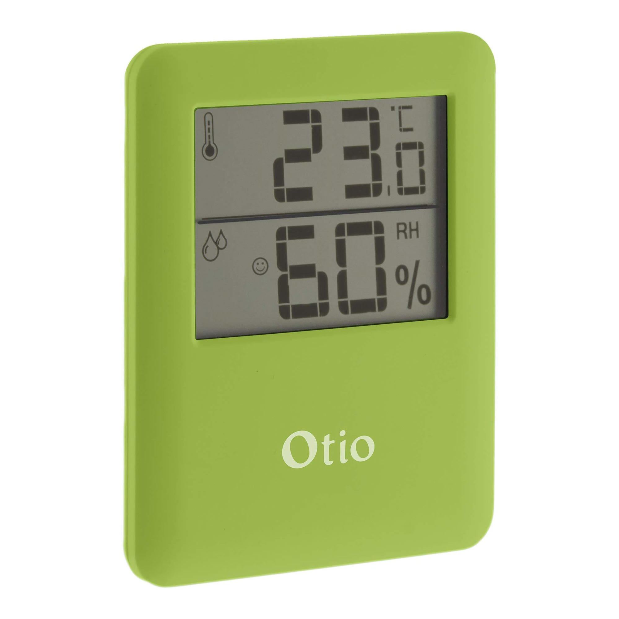Thermomètre / Hygromètre intérieur magnétique - Vert - Otio 0