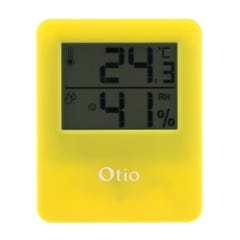 Thermomètre / Hygromètre intérieur magnétique - Jaune - Otio 2
