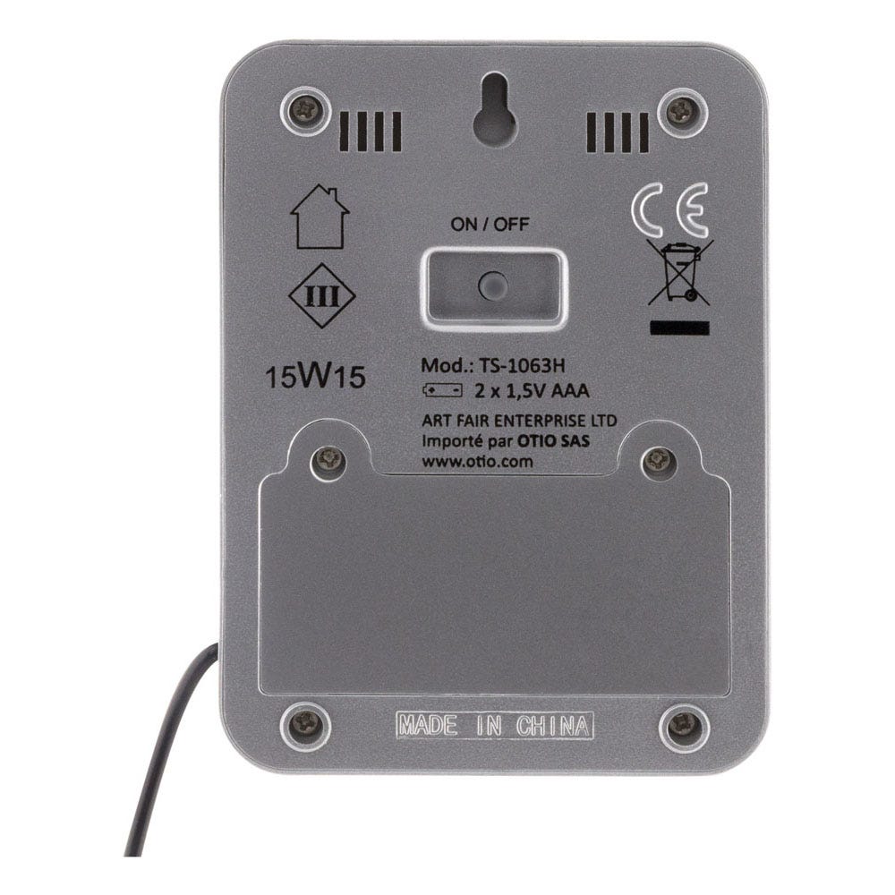 Thermomètre / Hygromètre int/ext Bluetooth 4.0 avec capteur filaire - Otio 2