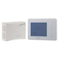 Thermostat programmable sans fil blanc - Otio 0