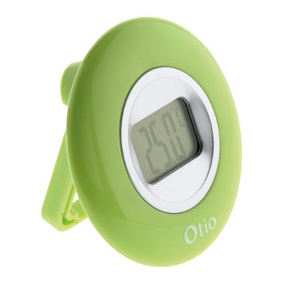 Thermomètre Intérieur À Écran Lcd - Vert - Otio