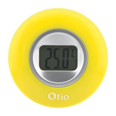 Thermomètre intérieur à écran LCD - Jaune - Otio