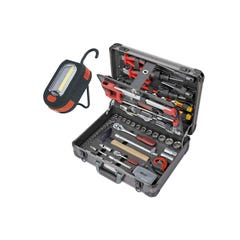 Pack KS TOOLS Coffret d'outils Ultimate - 131 pcs - 922.0731 - Baladeuse à Led - 200 lumens - 150.4375 0