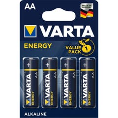 4 Piles LR06 AA VARTA Energy Value Pack 4