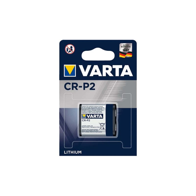 Pile CR-P2 VARTA Lithium 0