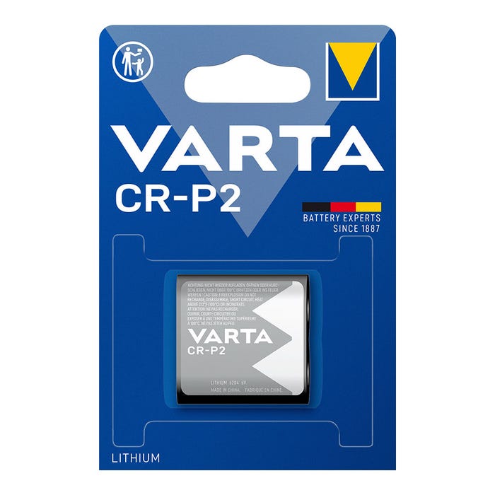 Pile CR-P2 VARTA Lithium 5