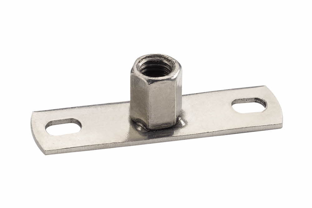 Platine de fixation Inoxydable A4 M8 + M10 - Boite de 100