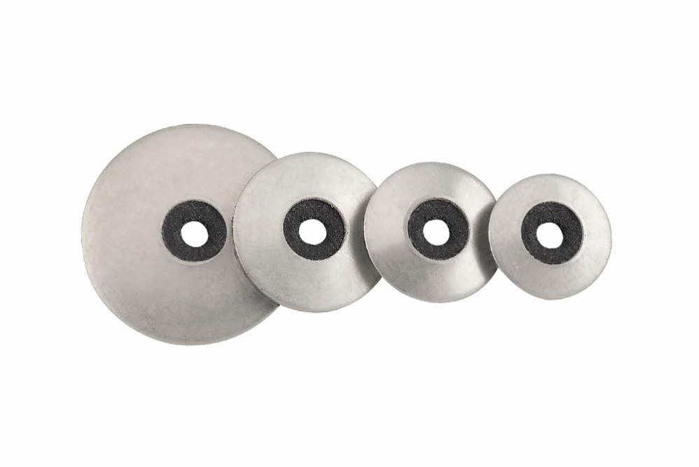Rondelle vulcanisée en acier-EPDM Inoxydable A2 P16 - Boite de 1000