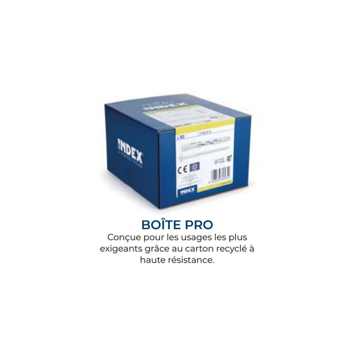 (Boite de 500) Vis pour la menuiserie PVC de réparation - Tête Ø7-5 mm - Bichromaté 4,8 x 38 1
