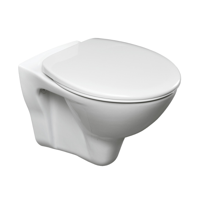 Villeroy & Boch Pack WC Bâti-support Viconnect + WC Cersanit S-Line Pro + Abattant + Plaque blanche (ViConnectS-LinePro-2) 2