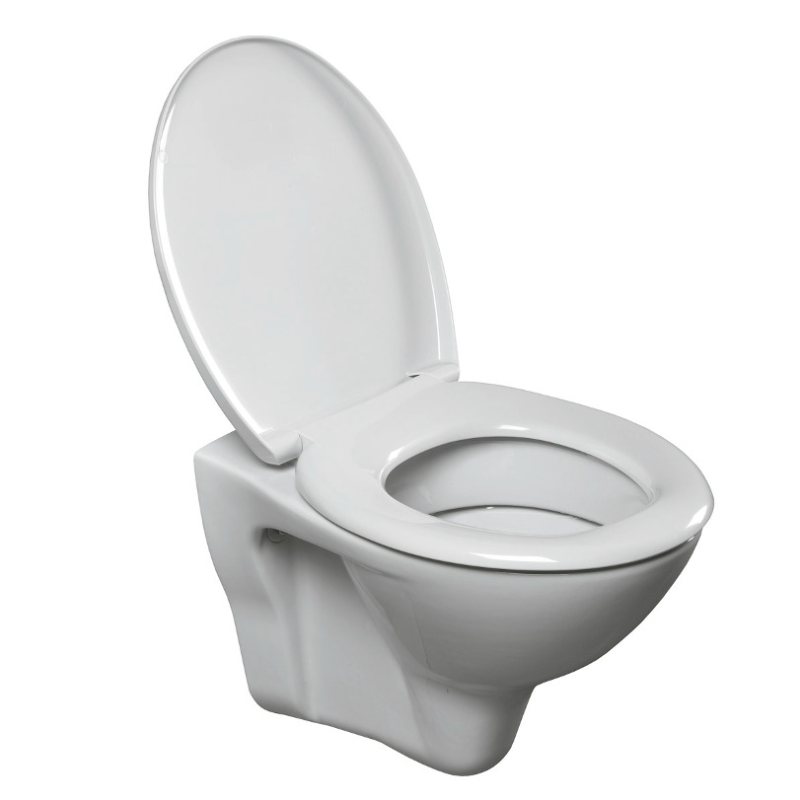 Villeroy & Boch Pack WC Bâti-support Viconnect + WC Cersanit S-Line Pro + Abattant + Plaque blanche (ViConnectS-LinePro-2) 1