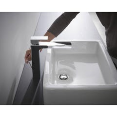 Hansgrohe Vernis Shape Mitigeur de lavabo 190 avec tirette et vidage métallique, Chrome (71590000) 4