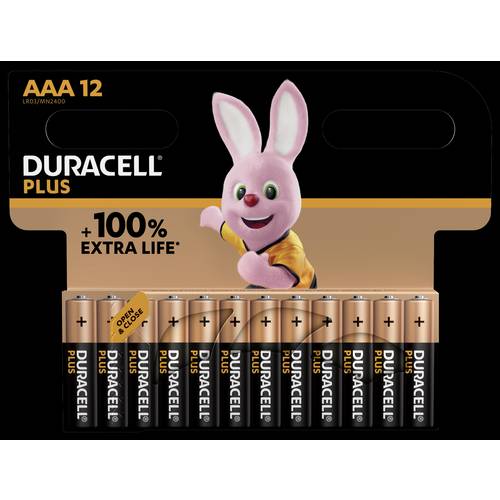 Duracell Plus-AAA CP12 Pile LR3 (AAA) alcaline(s) 1.5 V 12 pc(s) 0
