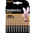 Duracell Plus-AAA CP20 Pile LR3 (AAA) alcaline(s) 1.5 V 20 pc(s)