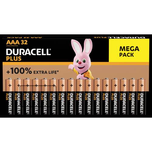 Duracell Plus-aaa Bp32 Pile Lr3 (aaa) Alcaline(s) 1.5 V 32 Pc(s)