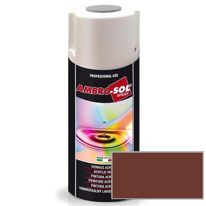 Peinture acrylique 400 ml multifonction RAL 8002 Brun Signal 2