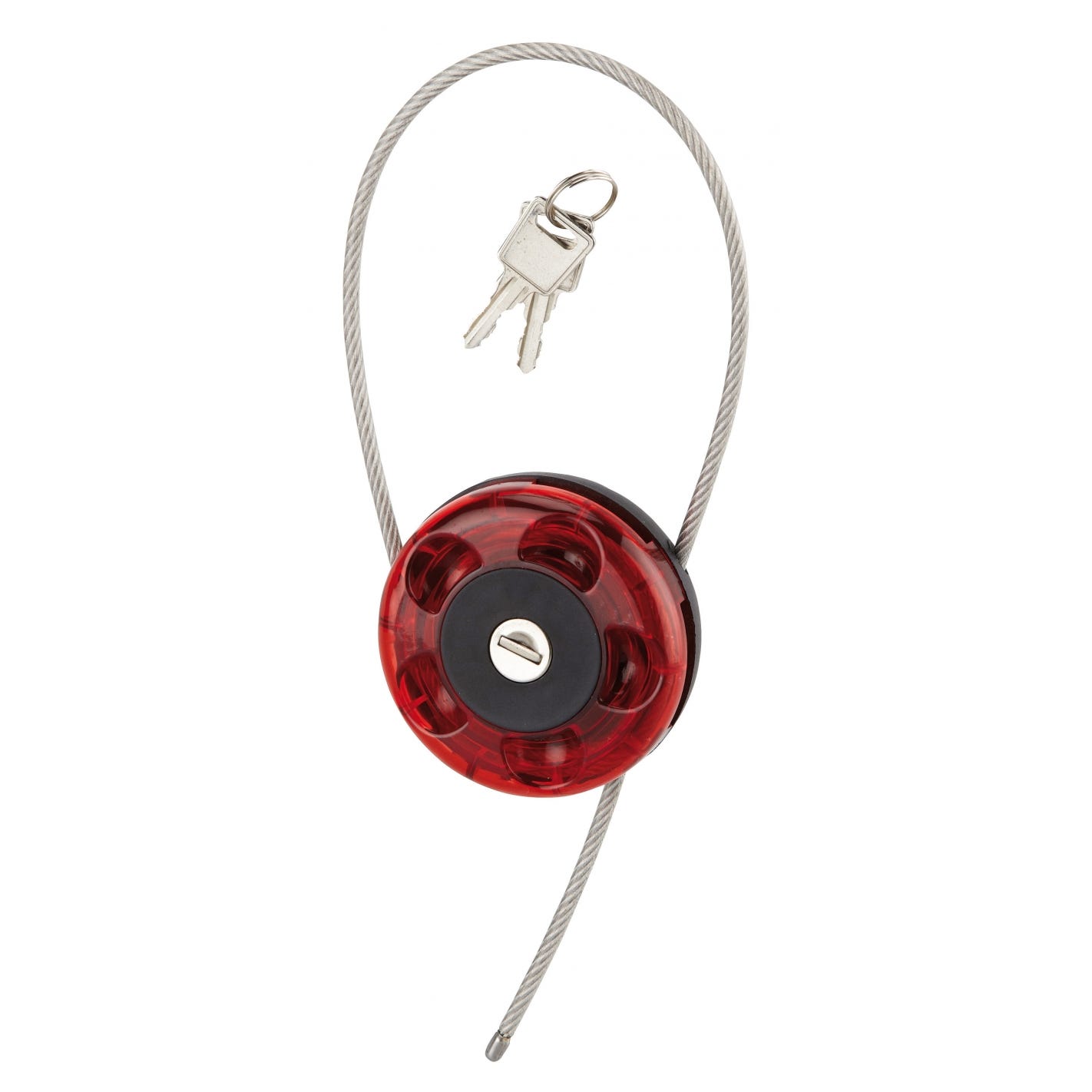 THIRARD - Cadenas à clé Roller, multifonction, cable inox, 2 clés 0