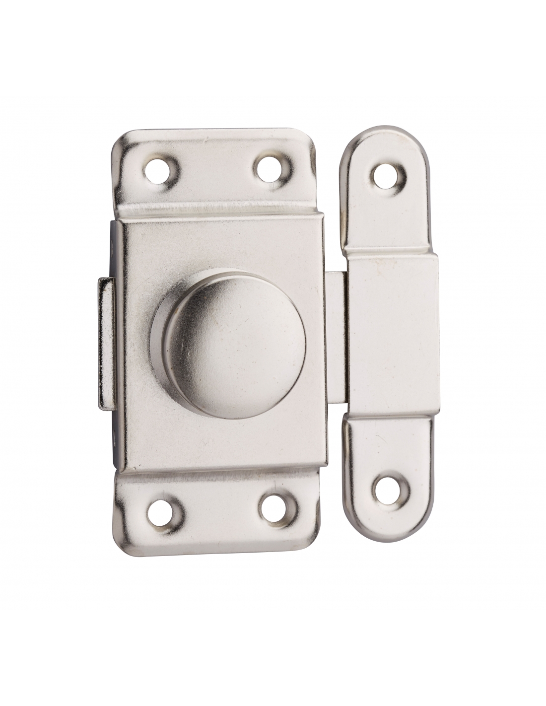 THIRARD - Verrou pour porte d'ameublement, 40mm, acier nickelé