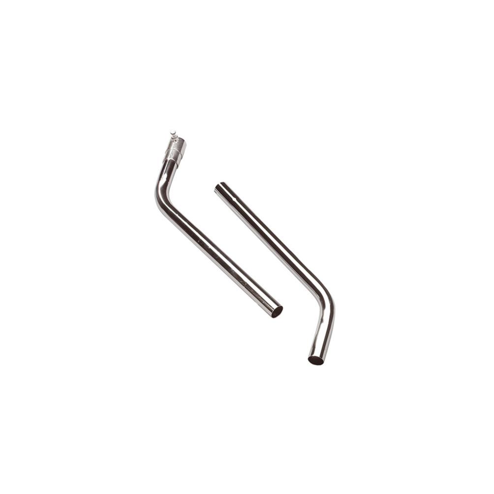 2 tubes coudés acier D. 40 mm x L. 1270 mm pour aspirateurs JET - 20498002 - Sidamo