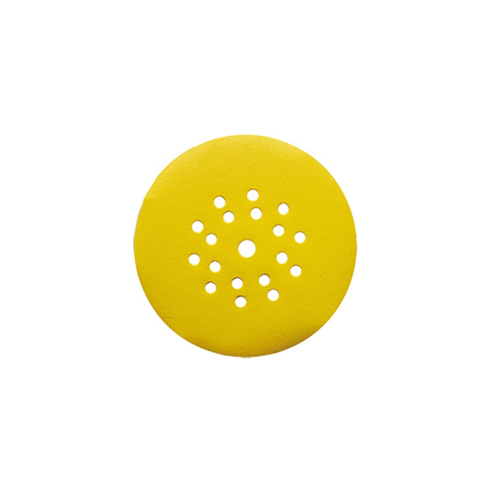 Lot de 25 disques auto-agrippant pour ponceuse mur et plafond D. 225 mm Gr. 180 18+1 trous - 4423018 - Leman